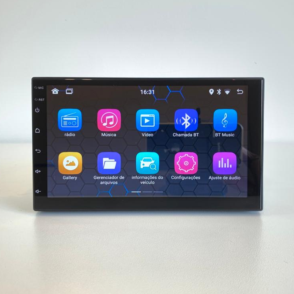 Central Multimídia V2 Universal 1 DIN 7"